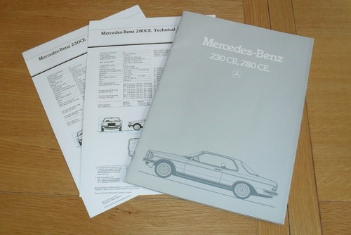 Set brochure mercedes - brochure,