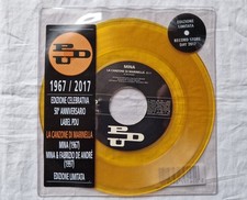 MINA FABRIZIO DE ANDRE' LA CANZONE DI MARINELLA 45 GIRI 2017 Vinile Giallo No Cd