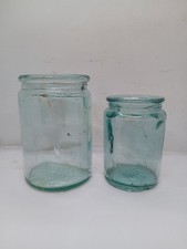 2 Old Different Size Glass