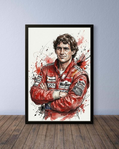 Poster ayrton senna mclaren - poster,