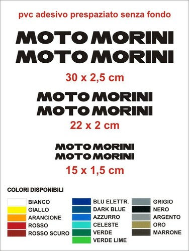 Adesivi moto morini - moto,