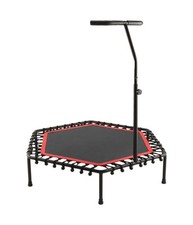 Trampolino Tappeto Molle Elastico 150kg Con Maniglia Di Sicurezza Fitness Sport
