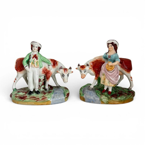 Antica coppia lattai e - antica,