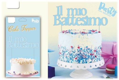 Cake topper acrilico pvc il - acrilico, "il