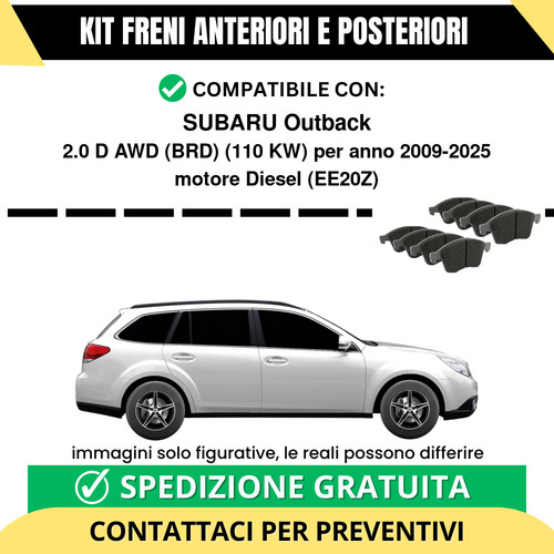 Pastiglie freno ant post - freno,