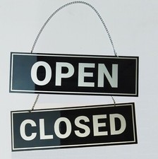 Open / Closed Sign, Hanging