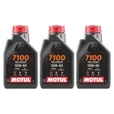 3 LITRI OLIO MOTORE MOTO 4T MOTUL 7100 10W40 100% SINTETICO MA2 API SP SPORT ADV