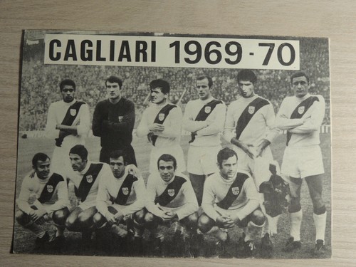 Cartolina cagliari calcio - cartolina,