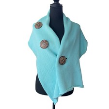 Scialle Aqua Knit con bottoni