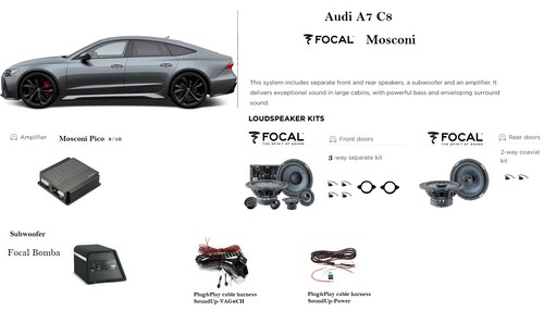 Focal mosconi kit audio per - kit,