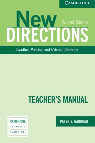 New directions teacher - directions, teacher's