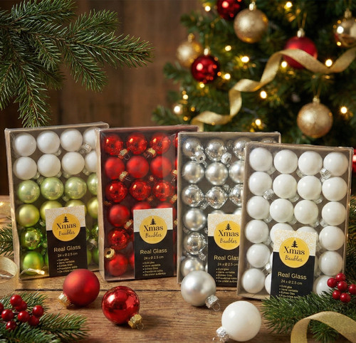 Palline natale set 24x - set,
