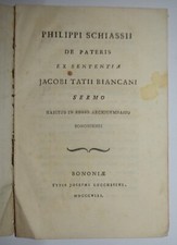 ARCHEOLOGIA - ediz. 1808 – Schiassi – De Pateris