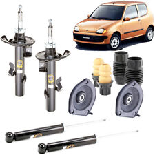 Kit 4 Ammortizzatori con Supporti e Tamponi FIAT Cinquecento Seicento 1991-2010