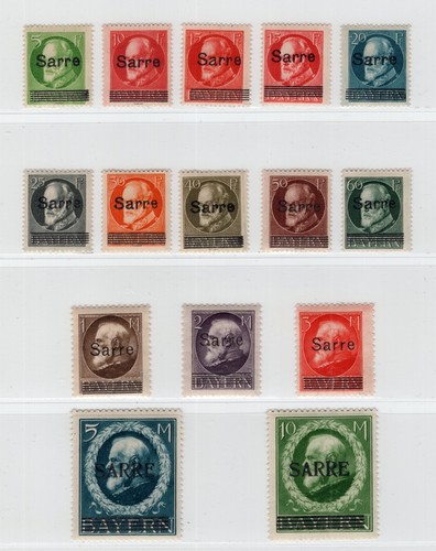 Germania saar 1920 set - saar,