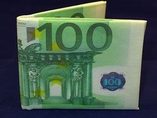 Portafogli a forma di 100 euro