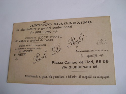 Roma antico magazzino - -,