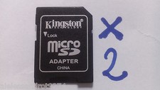 2X Kingston ADATTATORE TF