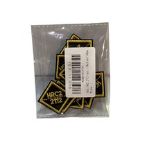 10pcs Black Gold HRC2 - 2112 Black Gold 1" Embroidered Patches Iron or Sewn On