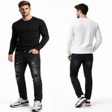 Jeans uomo denim - uomo, nero