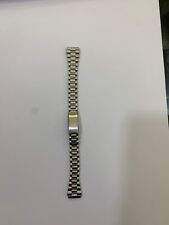 CINTURINO ORIGINALE OROLOGIO "BREIL VINTAGE " ANSA 14 MM ACCIAIO- NUOVO