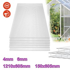 Piastre a camera cava in policarbonato 4 mm 6 mm lastre a doppio ponte lastre a ponte serra