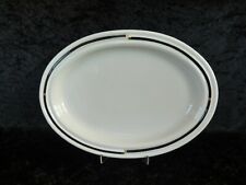 Rosenthal " CUPOLA NERA " Piatto ovale / 36,5 cm