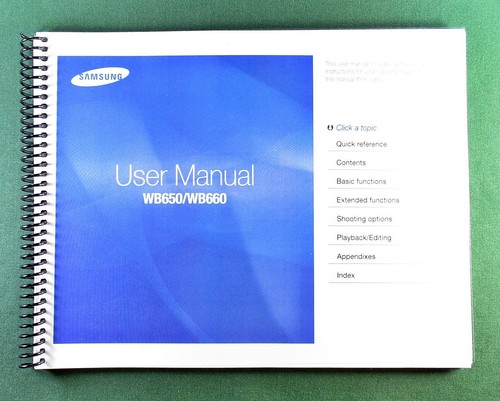 Samsung wb650 manuale - samsung,