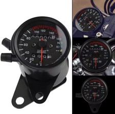 Tachimetro Moto Universale 12V Retroilluminato Contachilometri Con Led