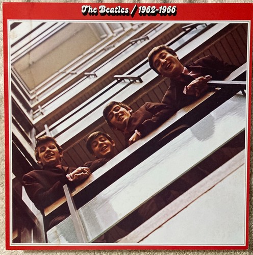 Mini poster the - beatles, red