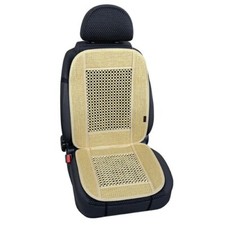 SCHIENALE COPRISEDILE PER AUTO CELLULOSA E LEGNO UNIVERSALE AVORIO ESTIVO FRESCO