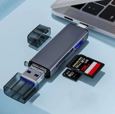 Lettore di schede SD e TF 6 in 1 adattatore di schede di memoria USB 3.0 Type-C