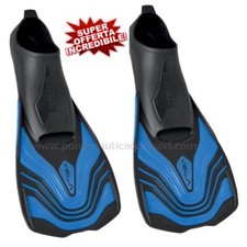 PINNE SEAC SUB VELA AZZURRO/NERO o AZZURRO/BIANCO PISCINA SNORKELING MARE NUOTO