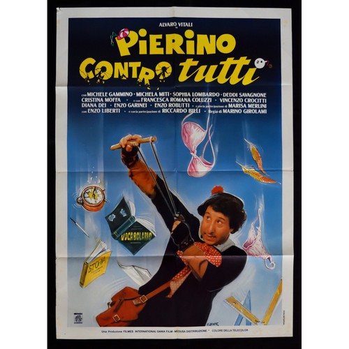 Manifesto pierino contro tutti - pierino,