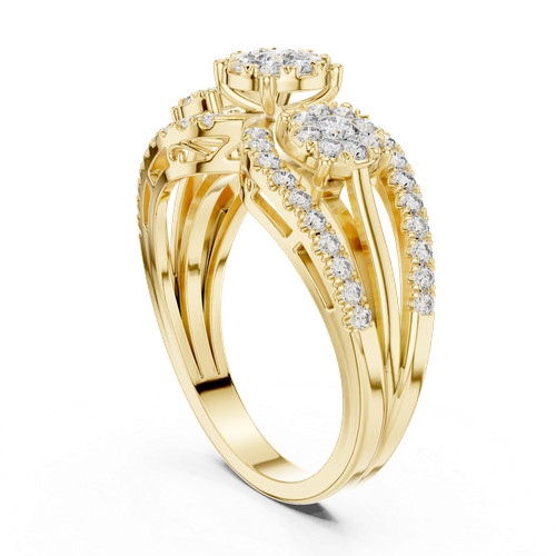 Anello design pezzi - anello,