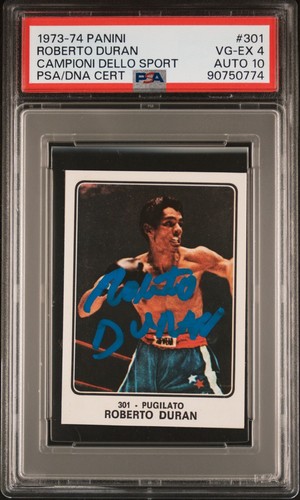 Roberto duran panini campioni - roberto,