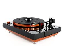 Giradischi Restaurato THORENS TD 318 Nero Arancione Anche Come 320 Possibile