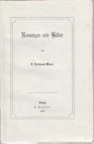 Romanzen und bilder 1870 - bilder, :