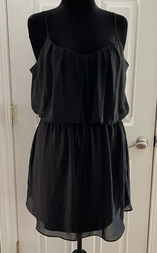 Abito blusa cocktail nero - , con