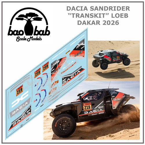 Calcas transkit dacia - calcas, 1/43