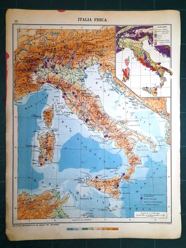 Italia fisica con - italia, centrale