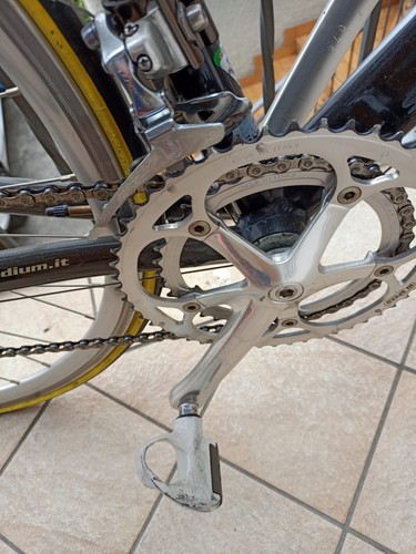 Bici corsa uomo gialla e - bici,