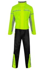 COMPLETO ANTI PIOGGIA TUTA IMPERMEABILE MOTO SCOOTER GIACCA E PANTALONE VARIE TG