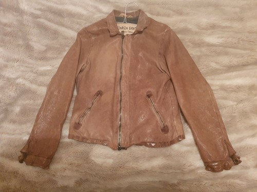 Giacca pelle giorgio brato - giacca,