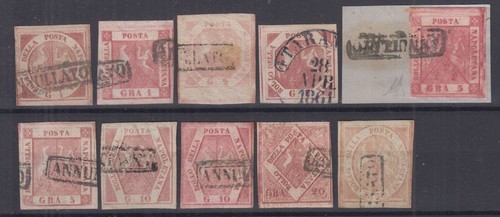 Antichi napoli 1858 serie - napoli,