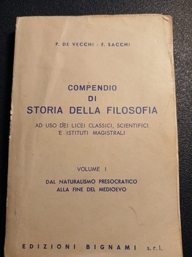 Vecchi sacchi compendio - vecchi,