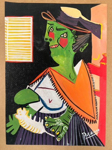 Pablo picasso disegno carta - pablo,