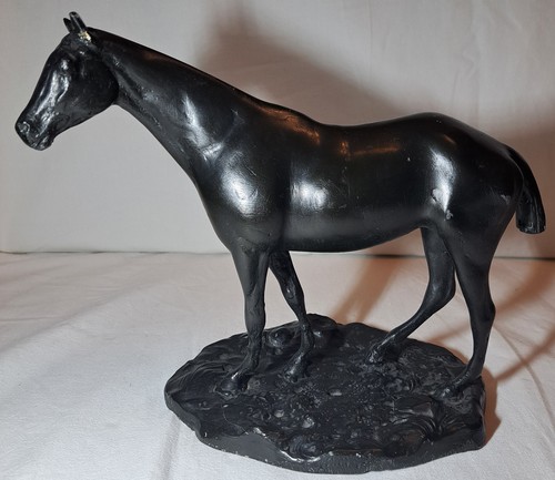 Scultura cavallo metallo zama - scultura,