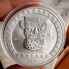 MESSICO BRASERO EFIGE 5 PESOS