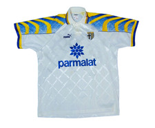 MAGLIA PARMA Vintage 1995-96 Zola, Buffon Stoichkov Puma Home L no match worn